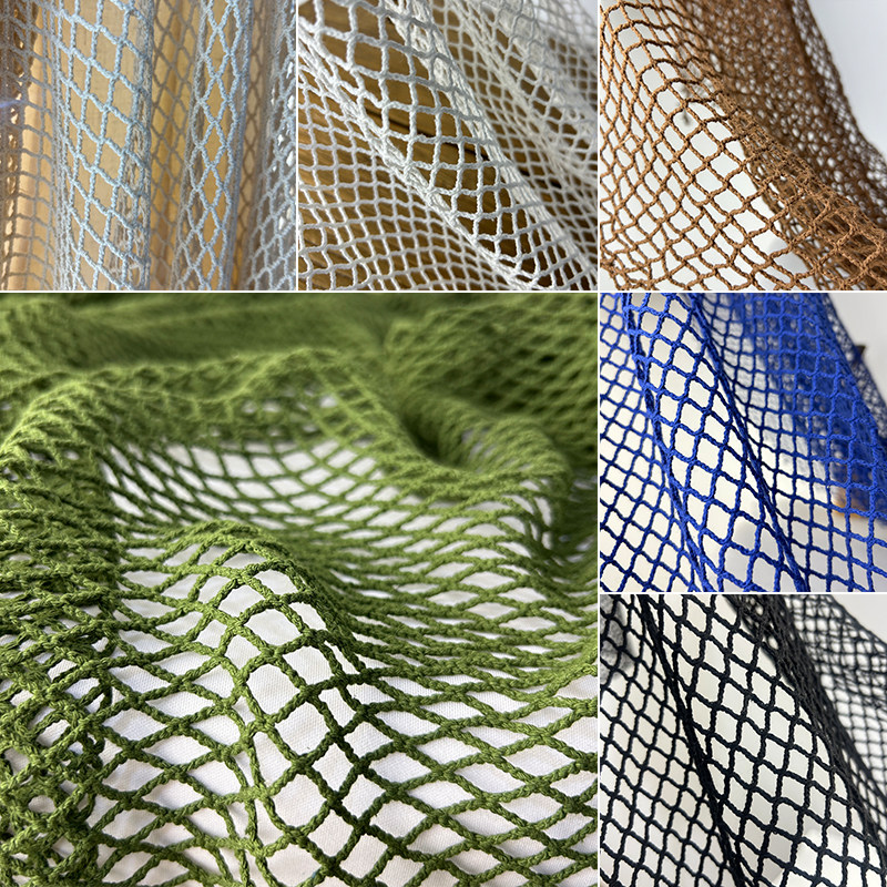 Crystal Mesh Fabric - Tecido de algodão e linho com