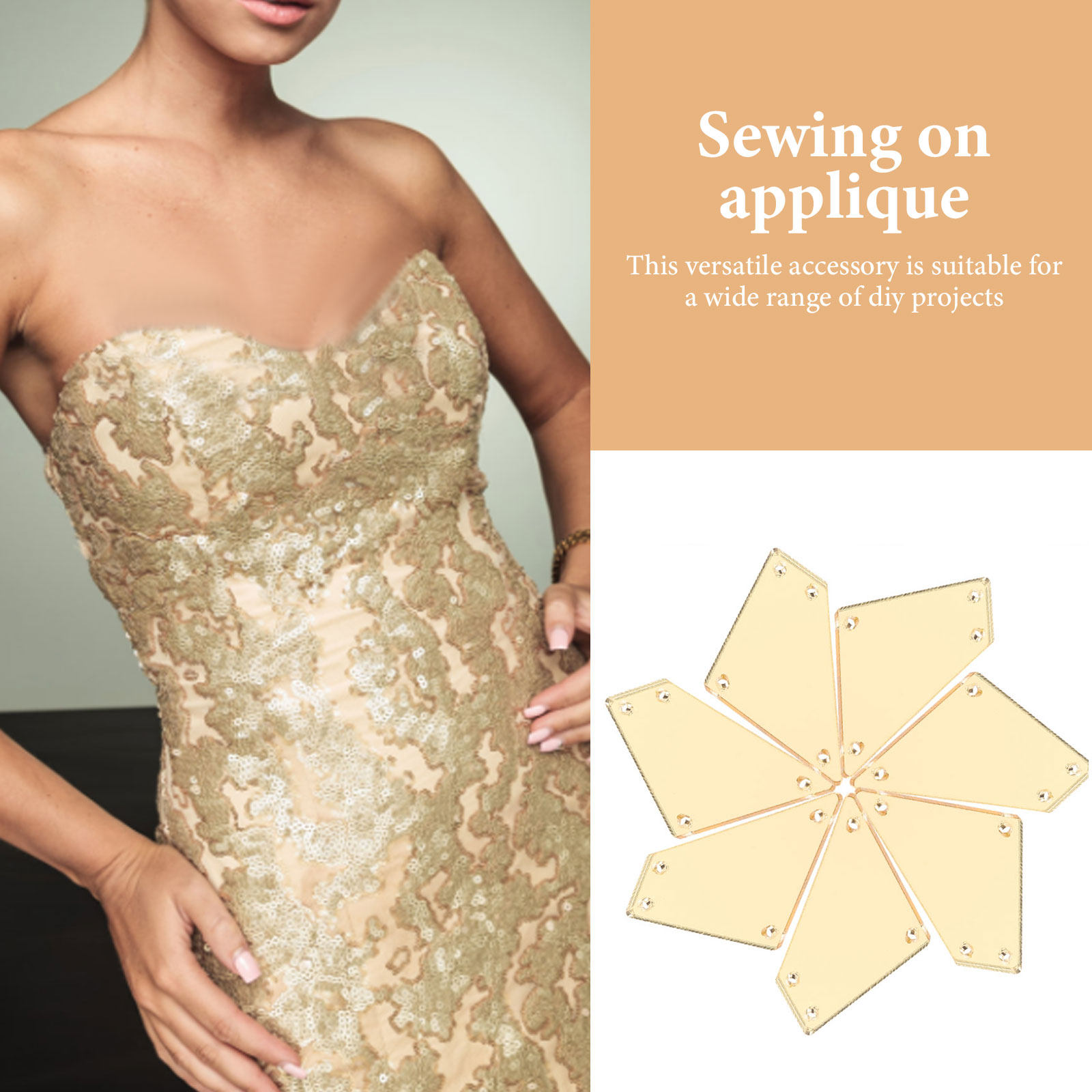 50 peças de pedras de strass e - Sew On Rhinestone avaliação e preço
